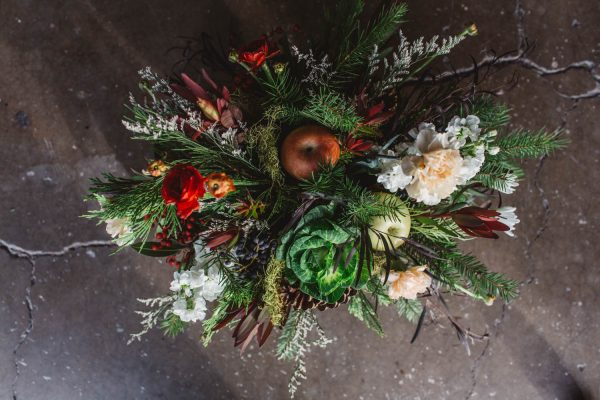 evergreen christmas centerpieces for delivery