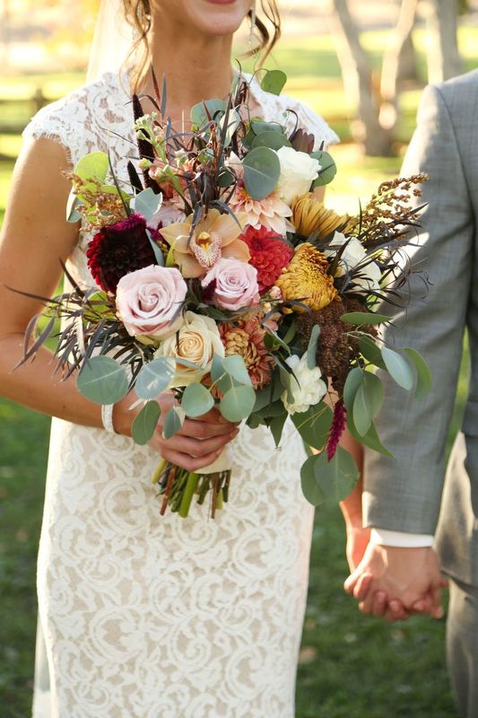 Floranthropist: Bridal Bouquet for Wedding at TBS Ranch in Palo Cedro, CA